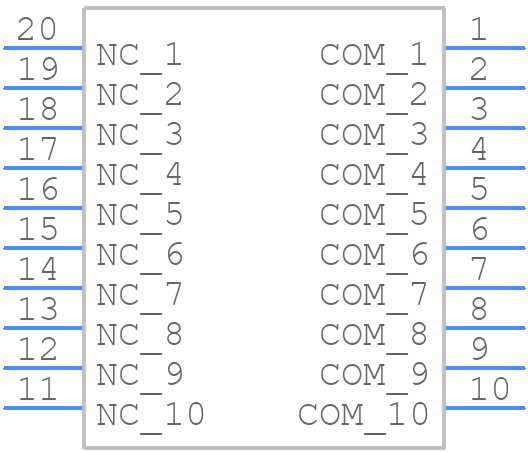 78B10T - Grayhill - PCB symbol