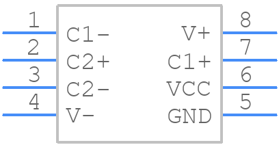 MAX680ESA+ - Analog Devices - PCB symbol