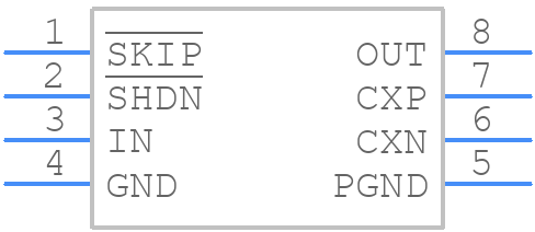 MAX682ESA+ - Analog Devices - PCB symbol