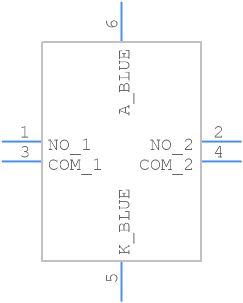 TLL-62BB-S-V-B - Diptronics - PCB symbol