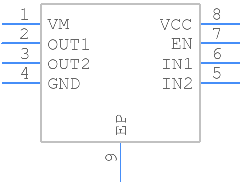 TMI8837 - TMI - PCB symbol