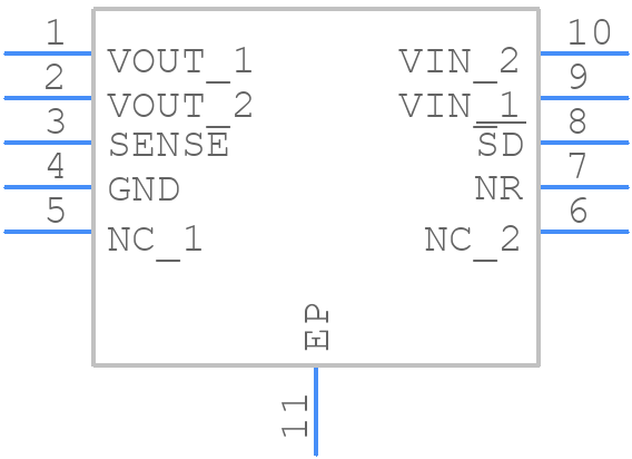 NCV8535MN350R2G - onsemi - PCB symbol