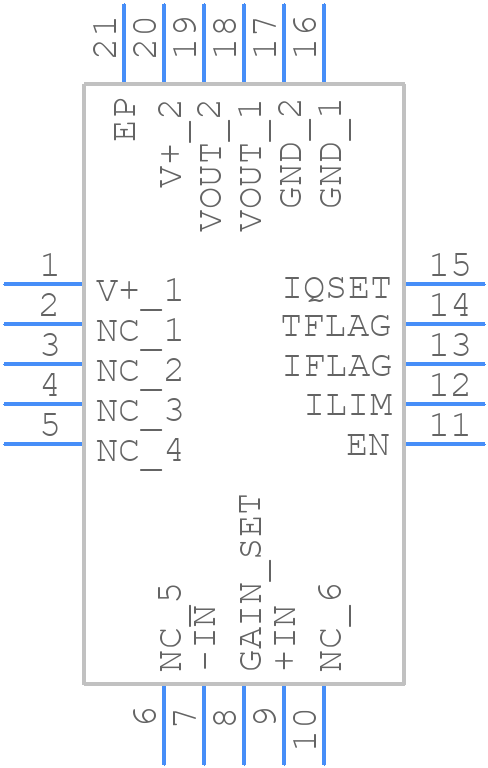 OPA521IRGWT - Texas Instruments - PCB symbol