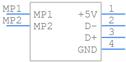 AF QTZB1.0-BD - Shou Han - PCB symbol