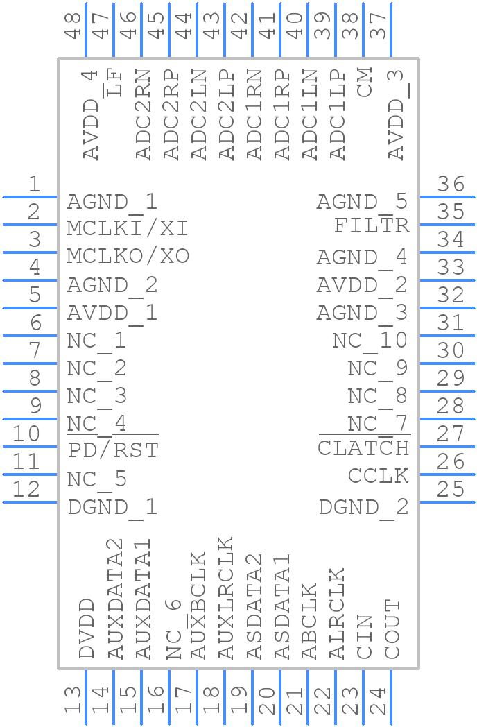 AD1974YSTZ - Analog Devices - PCB symbol
