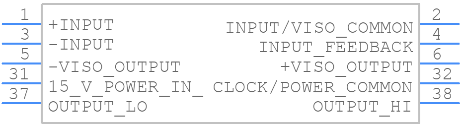 AD202JY - Analog Devices - PCB symbol