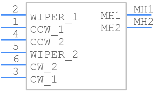 PTV112-4420A-A103 - Bourns - PCB symbol