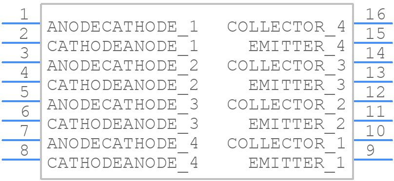LTV-244 - Lite-On - PCB symbol