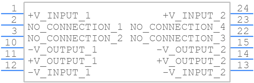 BT201 - International Power Sources - PCB symbol