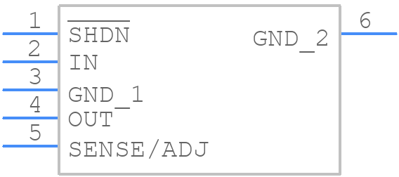 LT1764EQ-3.3#PBF - Analog Devices - PCB symbol