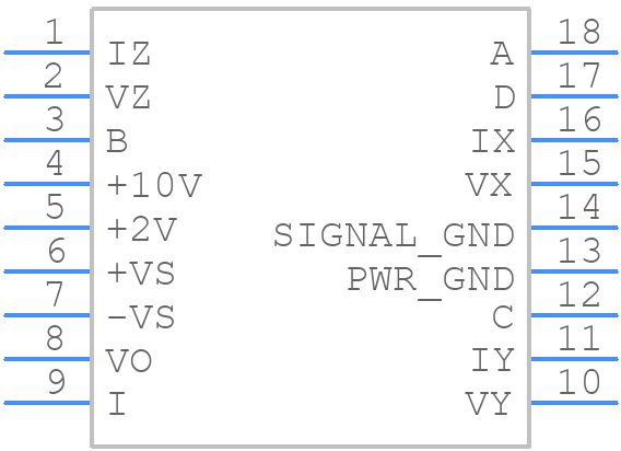 AD538ADZ - Analog Devices - PCB symbol