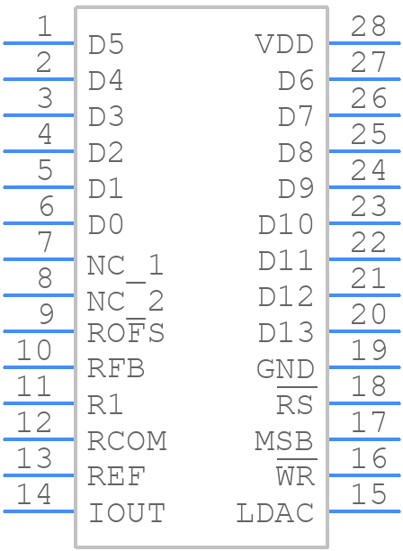 AD5556CRUZ - Analog Devices - PCB symbol