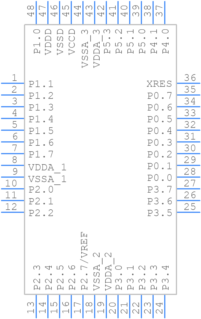 CY8C4145AZI-PS433 - Infineon - PCB symbol