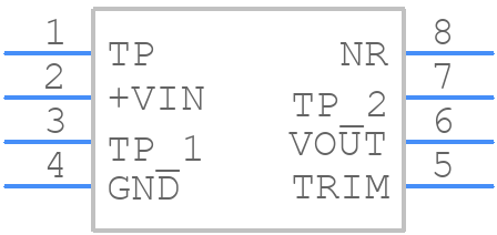AD587JQ - Analog Devices - PCB symbol