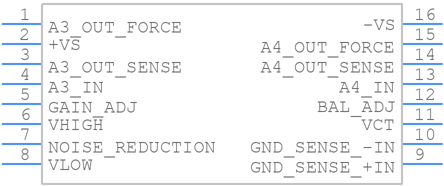 AD588ARWZ - Analog Devices - PCB symbol