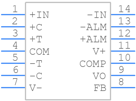 AD594AQ - Analog Devices - PCB symbol