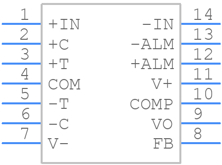 AD595ADZ - Analog Devices - PCB symbol