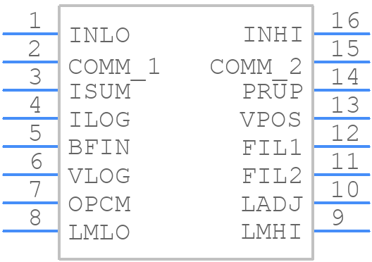 AD606JNZ - Analog Devices - PCB symbol