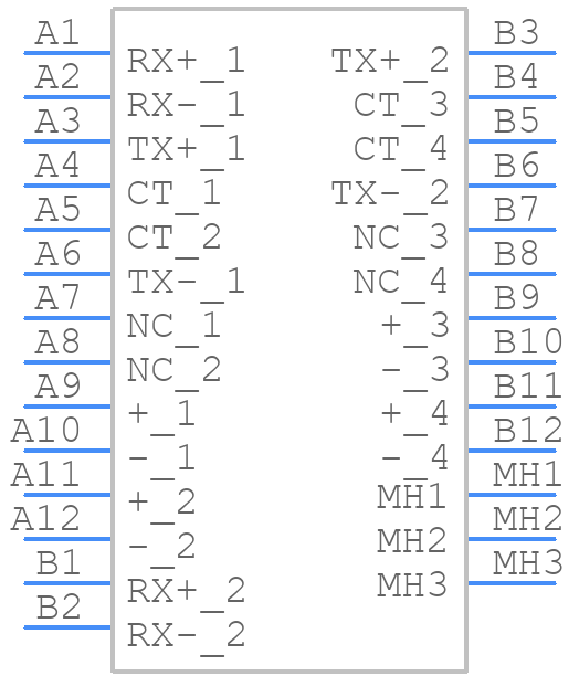 J8064D628A - Yageo Group - PCB symbol