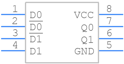 MC100EPT23DR2G - onsemi - PCB symbol