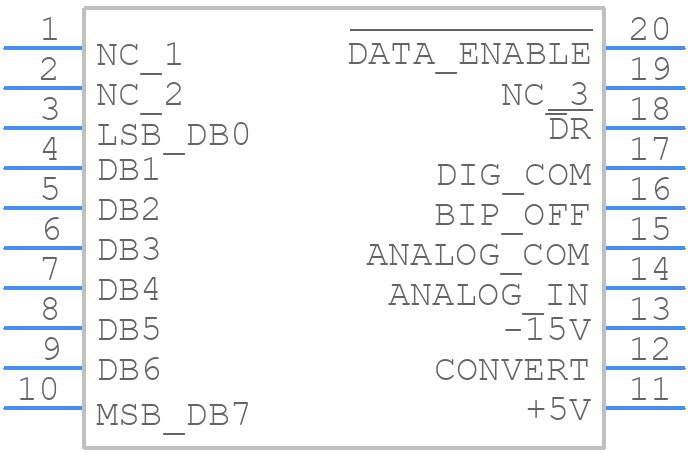 AD673JNZ - Analog Devices - PCB symbol