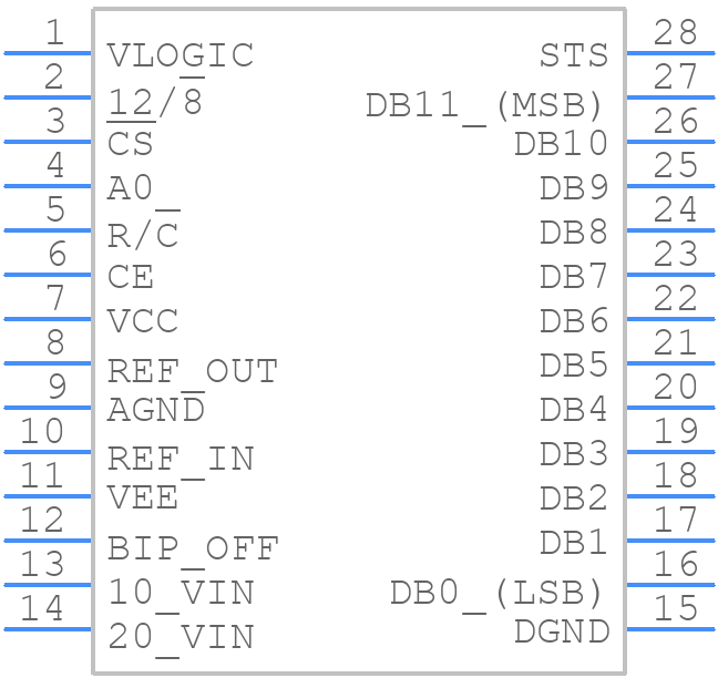 AD674BKNZ - Analog Devices - PCB symbol