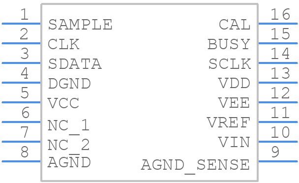 AD677KNZ - Analog Devices - PCB symbol