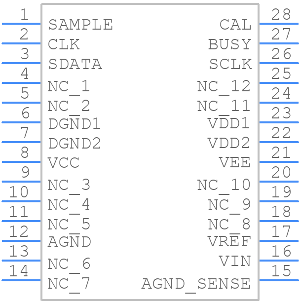 AD677KRZ - Analog Devices - PCB symbol
