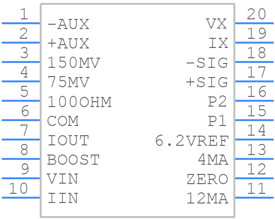 AD693AD - Analog Devices - PCB symbol