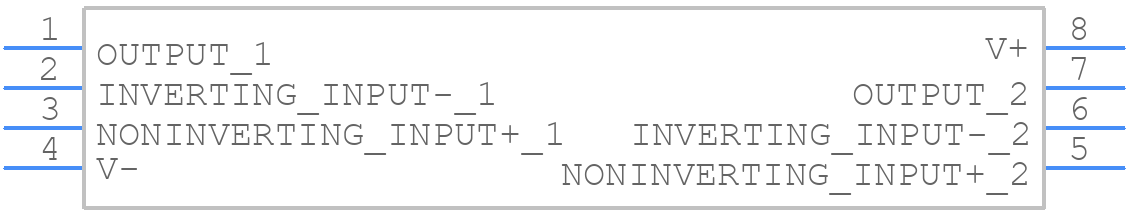 AD712JRZ - Analog Devices - PCB symbol