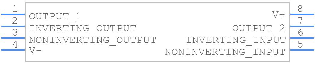 AD712KNZ - Analog Devices - PCB symbol
