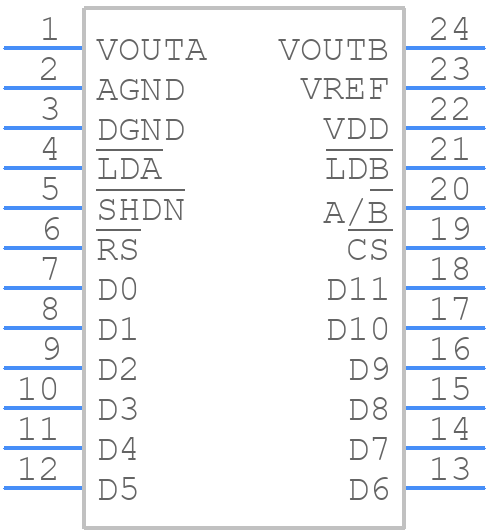 AD7396ARZ - Analog Devices - PCB symbol