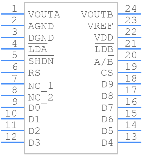 AD7397ARUZ - Analog Devices - PCB symbol
