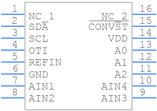 AD7417ARUZ - Analog Devices - PCB symbol