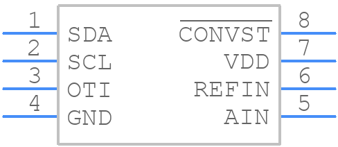 AD7418ARZ - Analog Devices - PCB symbol