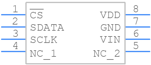 AD7468BRMZ - Analog Devices - PCB symbol