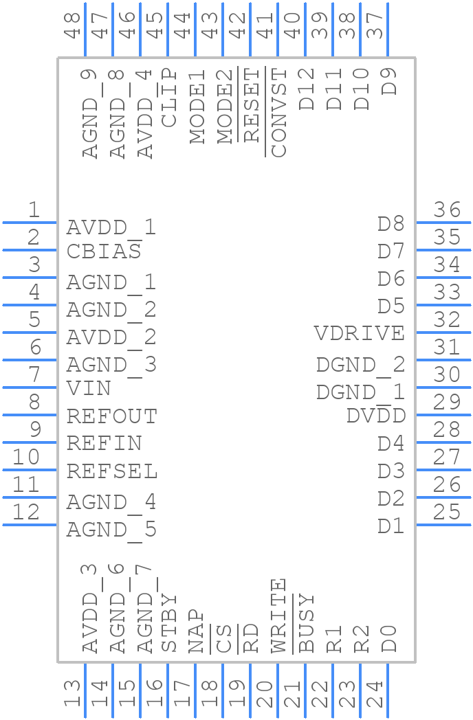 AD7482BSTZ - Analog Devices - PCB symbol