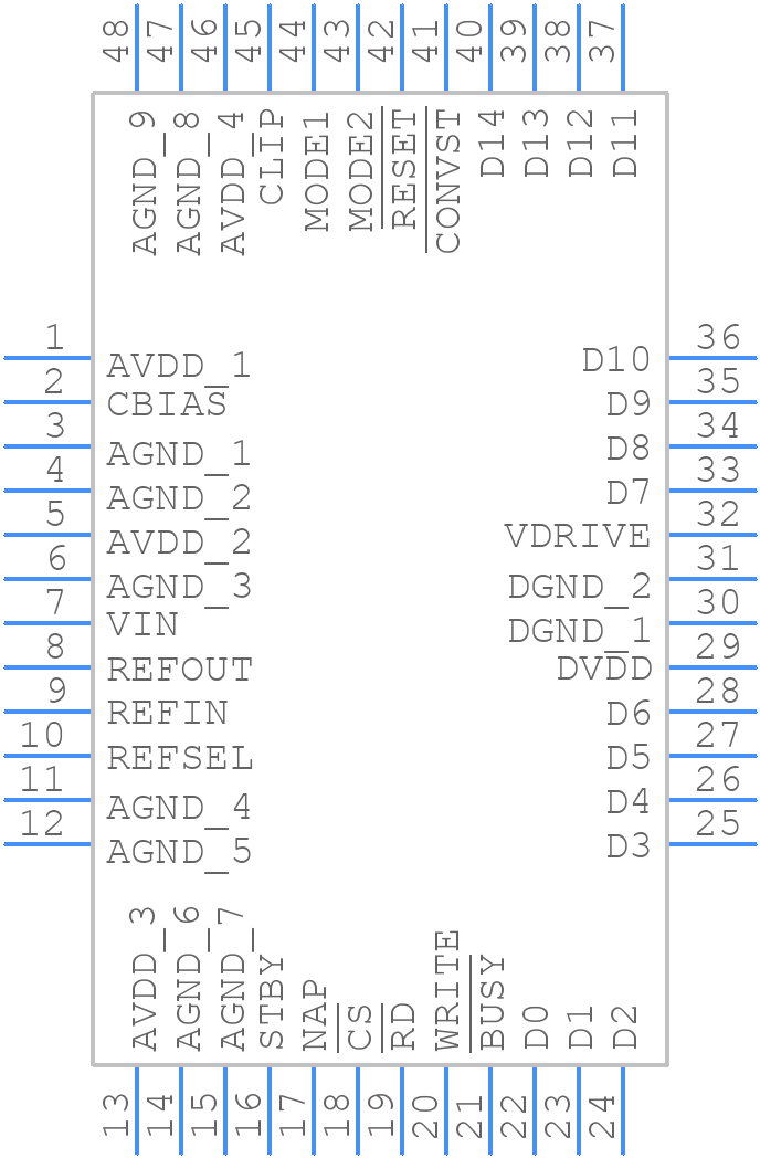 AD7484BSTZ - Analog Devices - PCB symbol