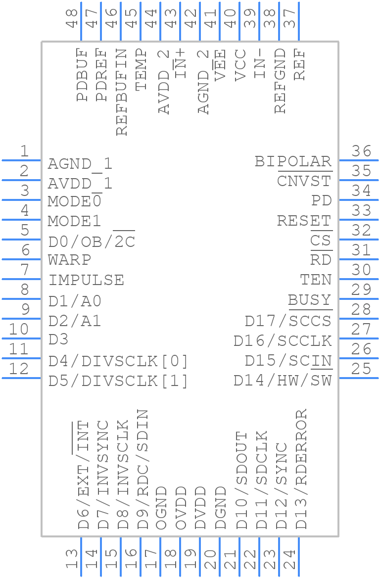 AD7634BSTZ - Analog Devices - PCB symbol