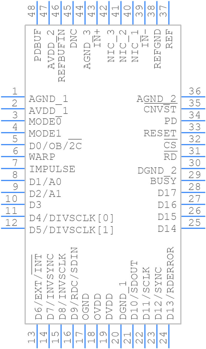 AD7674ASTZ - Analog Devices - PCB symbol