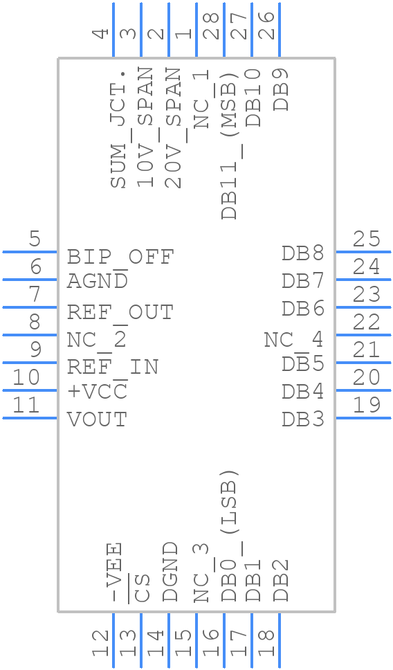 AD767JPZ - Analog Devices - PCB symbol