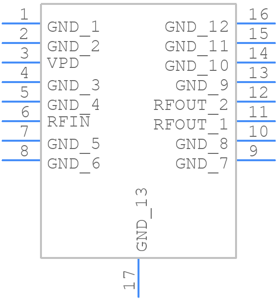 HMC453QS16GETR - Analog Devices - PCB symbol