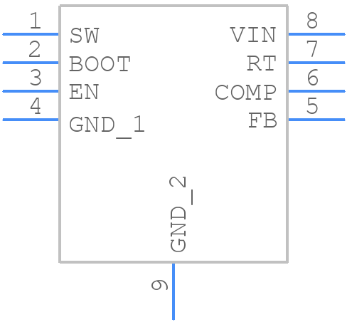 RT2872GSP - RICHTEK - PCB symbol