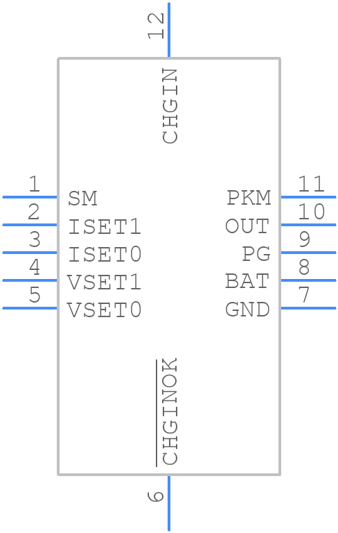 STBC15QTR - STMicroelectronics - PCB symbol