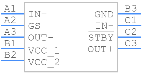 TS2007EIJT - STMicroelectronics - PCB symbol