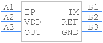 MAX40001ANT12+T - Analog Devices - PCB symbol