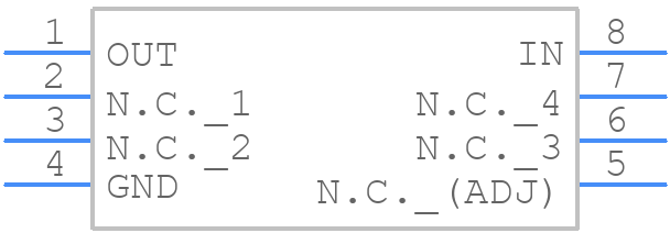 MAX6160ESA+T - Analog Devices - PCB symbol