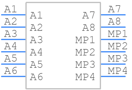 284122 - TE Connectivity - PCB symbol