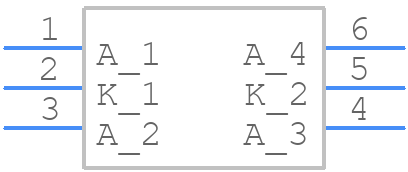 LS G6SP.02-6D5E-67-G3R3-140-R18-Z - ams OSRAM - PCB symbol