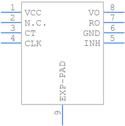 BD820F5UEFJ-CE2 - ROHM Semiconductor - PCB symbol